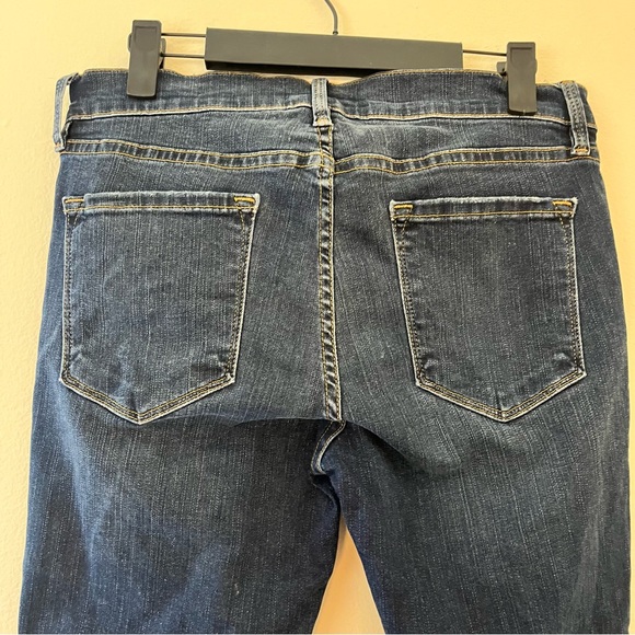 FRAME jeans le skinny de Jeanne crop dark rinse denim size 29 / 8 - Picture 6 of 9